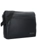 Jost Stockholm Messenger Tasche Leder 38 cm Laptopfach schwarz