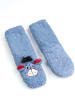 Disney Disney I-Aah Esel Hüttensocken Winnie Puuh Sherpa Kuschelsocken in blau