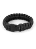 Normani Outdoor Sports Survival-Armband Paracord 17 mm Medium in Schwarz