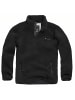 Brandit Fleecejacke/Fleecepullover "Teddyfleece Troyer" in Schwarz