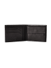 Esquire Chicago Geldbörse RFID Schutz Leder 12 cm in schwarz