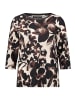 Betty Barclay Sweatshirt mit Rippenstruktur in Beige/Braun