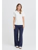 Fransa Kurzarm-Bluse FRSAMMA Regular fit in Blanc de Blanc