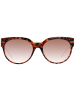 Scotch & Soda Frauen Sonnenbrille Rund Braun
