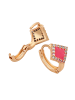 NAEMI Women Earrings in Rose Gold Pink