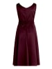 Vera Mont Cocktailkleid mit Gürtel in Strong Aubergine