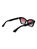 Replay Frauen Sonnenbrille Katzenauge Schwarz