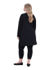 Ulla Popken Longshirt in schwarz