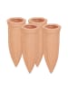 relaxdays 8x Tonspitzen Bewässerung in Terracotta - (B)5,5 x (H)15 x (T)5 cm