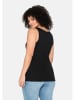 sheego Tanktop in schwarz