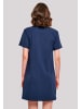 F4NT4STIC T-Shirt Kleid Lemon Cute Face Bestickt in lightnavy