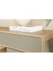 Furn.Design Wohnkombination Salbei grün, Eiche mit Highboard und Schreibtisch, Soft-Close