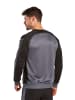 erima Six Wings Sweatshirt in slate grey/schwarz
