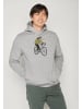 GreenBomb Hoodie Animal Wolf in Heidekraut Grau