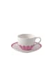 Villeroy & Boch Kaffeetasse mit Untertasse Fleur Couleur in 160 ml in Cassis
