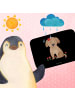 Mr. & Mrs. Panda Duschvorleger Hund Dame ohne Spruch in Schwarz
