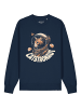 wat? Apparel Sweatshirt Catstronaut in Dunkelblau