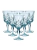 Nachtmann 6er Set Cocktail- / Weingläser Noblesse Colors 355 ml in Aqua