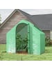 Outsunny Foliengewächshäus 180L x 100B x 168H cm Grün