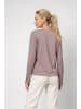 monari Elegantes Langarmshirt mit Strassdetails in Taupe