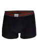 Luca David Boxershorts 7er Pack in Schwarz / Bund gestreift