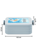 Mr. & Mrs. Panda Lunch Box Mäuse Herz Design mit Spruch in Blau Pastell