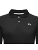 La Martina Langarm-Poloshirt XMP004 XT in schwarz