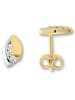 ONE ELEMENT  Zirkonia Ohrringe   Ohrstecker aus 333 Gelbgold in gold