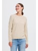 Oxmo Strickpullover OXSinva in Beige
