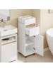 SoBuy Badezimmerschrank in Reinweiß - (W) 30 x (H) 91 x (L) 33 cm