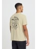 BLEND Rundhalsshirt BHVAGNER in Natur