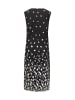 GOLDNER Elegantes Kleid mit modischem Druck in schwarz / cremeweiß / geblümt