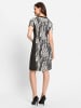 WITT WEIDEN Jersey-Kleid in schwarz-ecru-bedruckt