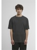 Urban Classics Urban Classics Washed Rib Tee in black