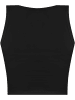 Janice 2 x Damen crop Top Namlea in Petrol/Schwarz