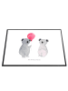 Mr. & Mrs. Panda Zeichenunterlage Koala Luftballon ohne Spruch in Weiß