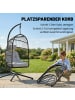 Outsunny Hängesessel in Hellgrau 105L x 101B x 196H cm
