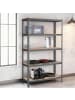 SONGMICS Schwerlastregal Cozory in Grau - (B)120 x (H)200 x (T)60 cm