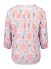 CARTOON Blusenshirt mit Schnürung in Rosé/Blue