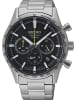 Seiko Herren-Chronograph Stahl/Schwarz