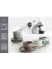 Ritzenhoff & Breker 6er Set Espressotassen mit Untertassen Casa 80 ml in grau