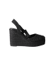 KOROSHI Einfache, schicke Hightech-Sandalen in Schwarz