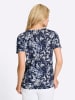 Sieh an! Kurzarm-Shirt in marine-ecru-bedruckt