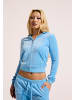 Juicy Couture Juicy Couture Zip-Kapuzenpullover in alaskan blue