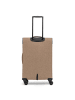 Redolz Essentials 12 THREE SET 4 Rollen Kofferset 3-teilig mit Dehnfalte in coffee