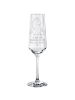 Mr. & Mrs. Panda Champagnerglas Einhorn Teddy mit Spruch in Transparent