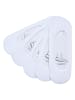 Urban Classics Urban Classics Unisex Invisible Socks 5-Pack in white