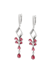 NAEMI Women Earrings in Silver Rose Pink