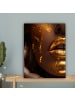 MuchoWow Leinwand bilder Goldenes Gesicht (BxH)