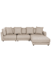 Beliani 2-tlg 3-Sitzer Sofa SIGTUNA in Beige/Schwarz
